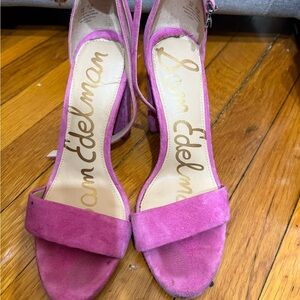 Sam Edelman Fuchsia Heeled Sandals